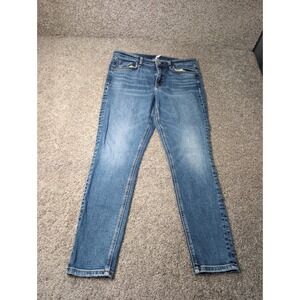 Rag & Bone Cate Mid-Rise Ankle Skinny Jeans Clover Blue Size 30 WDD22S2651CLCO